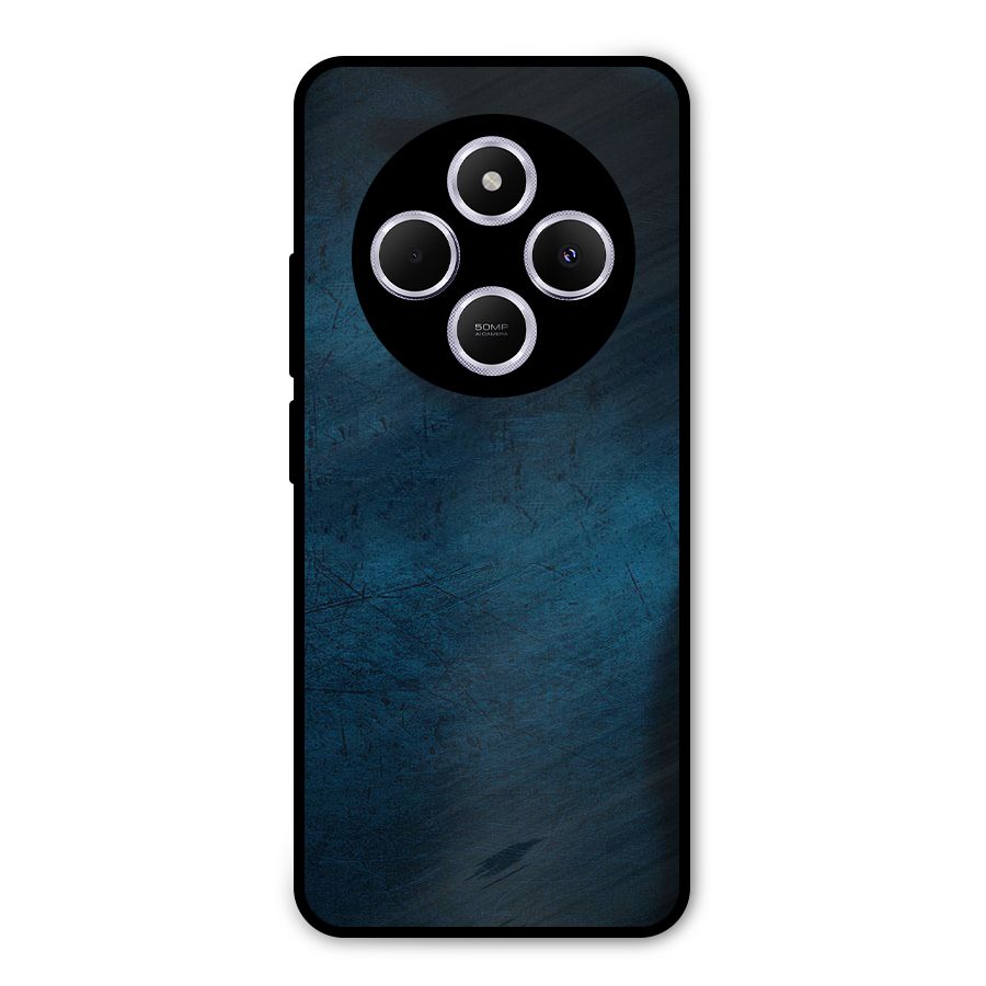 Royal Blue Metal Back Case for Poco C75 5G