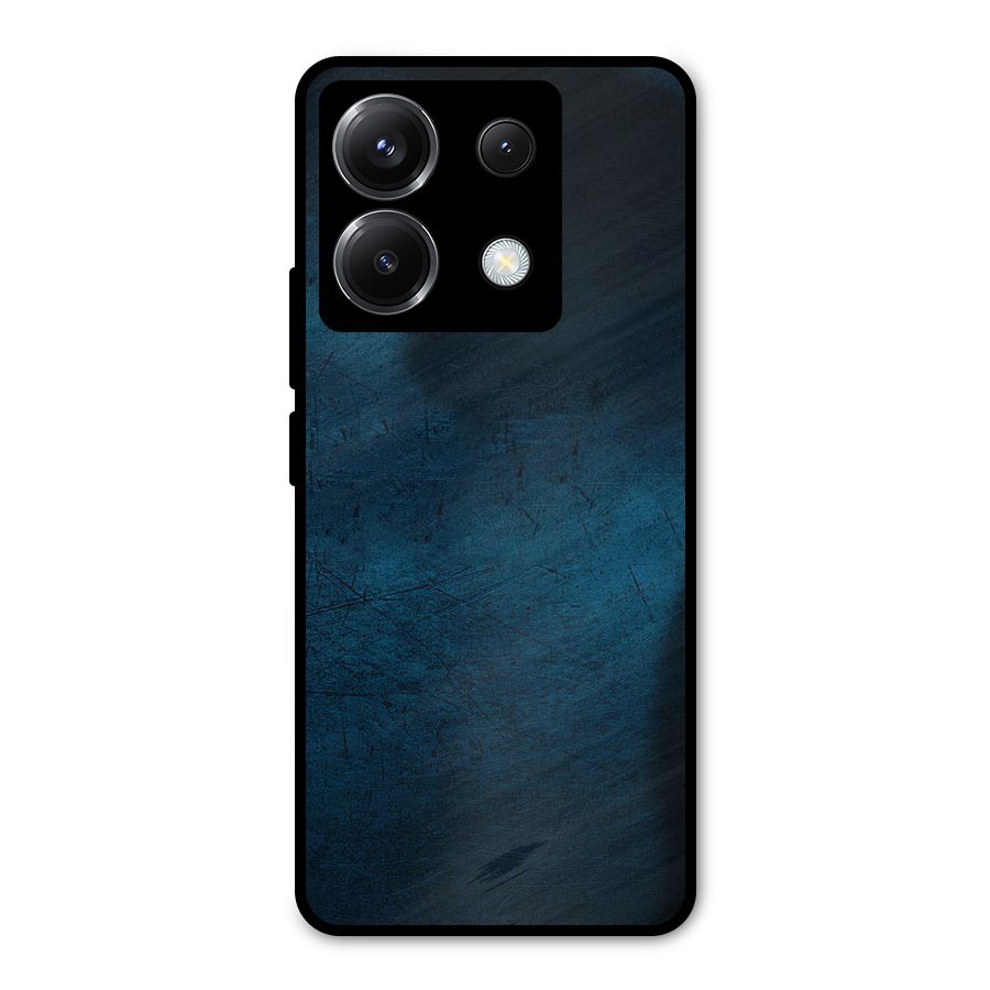 Royal Blue Metal Back Case for Poco X6