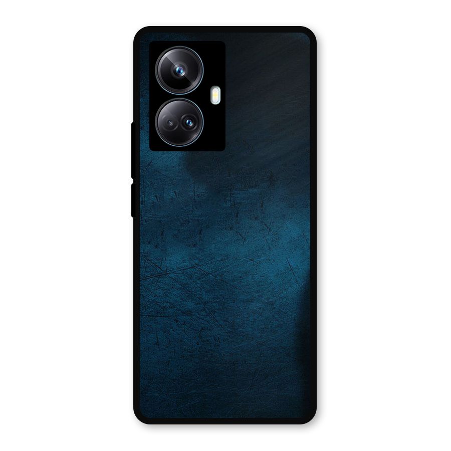 Royal Blue Metal Back Case for Realme 10 Pro Plus