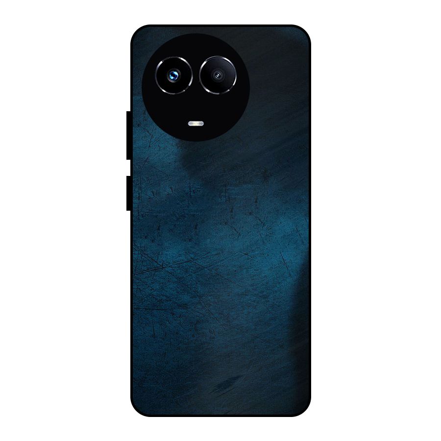 Royal Blue Metal Back Case for Realme 11 5G