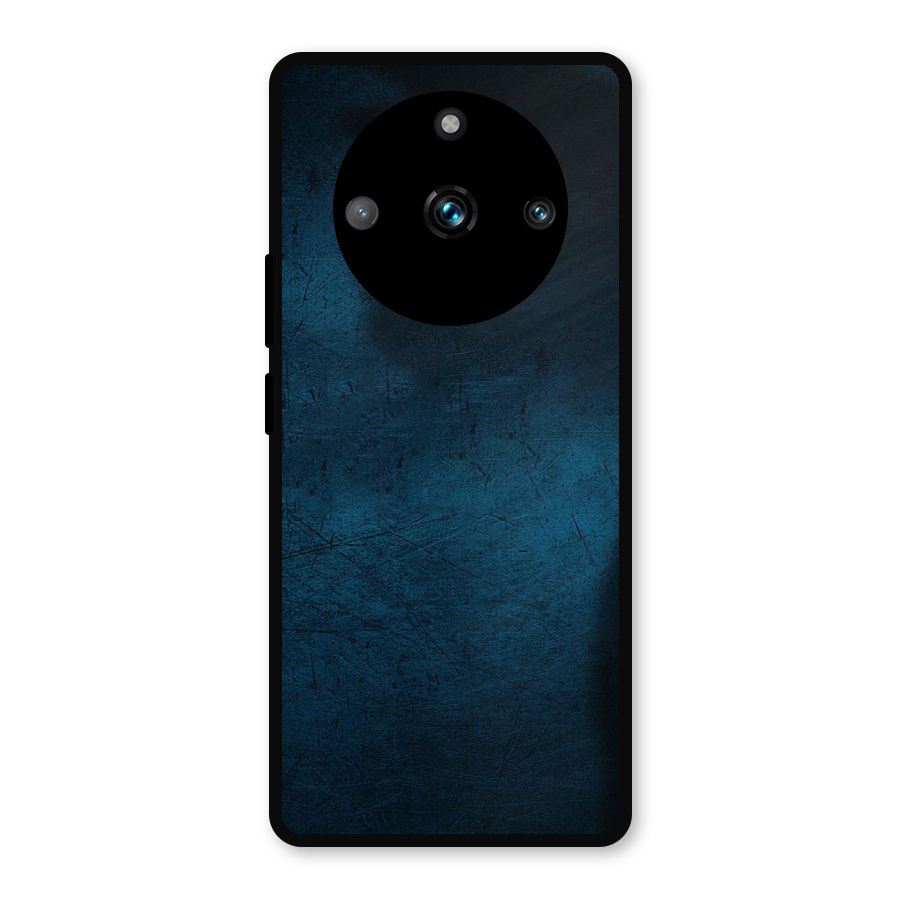 Royal Blue Metal Back Case for Realme 11 Pro Plus
