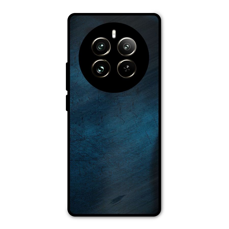 Royal Blue Metal Back Case for Realme 12 Pro