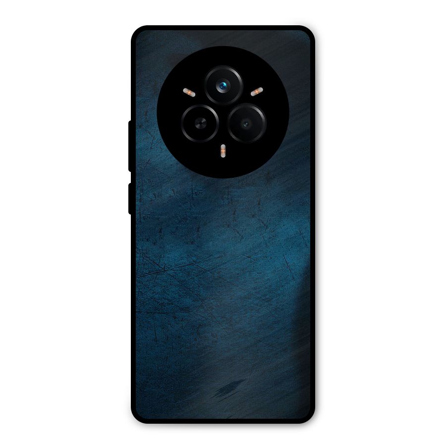 Royal Blue Metal Back Case for Realme 14 Pro