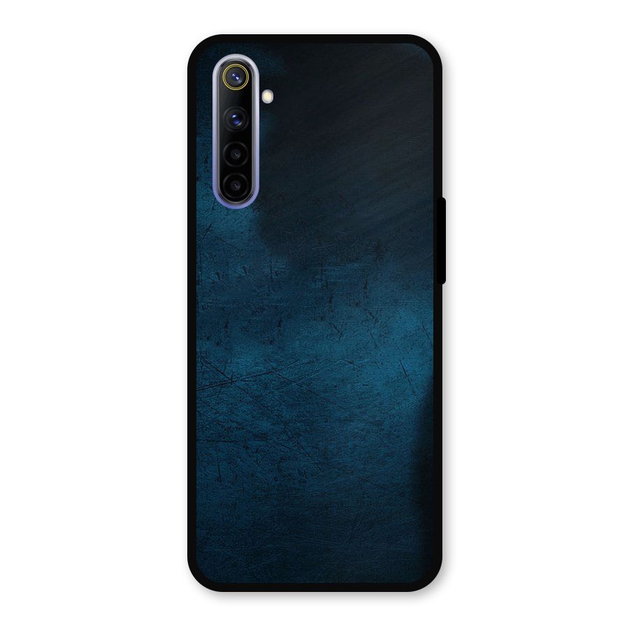 Royal Blue Metal Back Case for Realme 6i