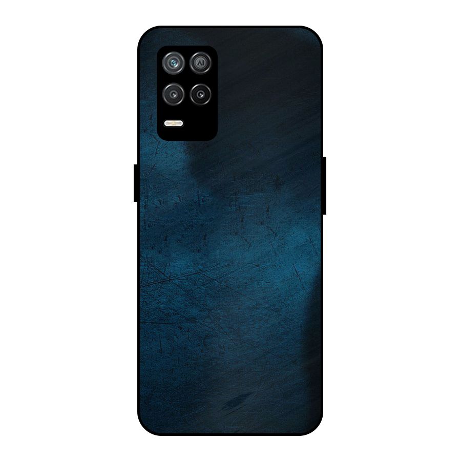 Royal Blue Metal Back Case for Realme 8s 5G