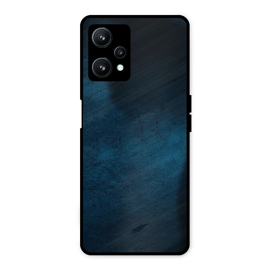 Royal Blue Metal Back Case for Realme 9 Pro 5G