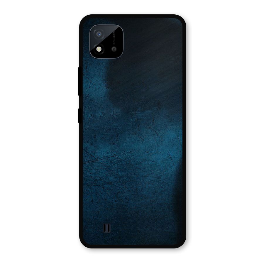 Royal Blue Metal Back Case for Realme C11 2021