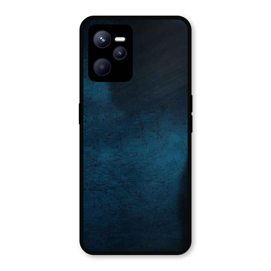 Royal Blue Metal Back Case for Realme C35