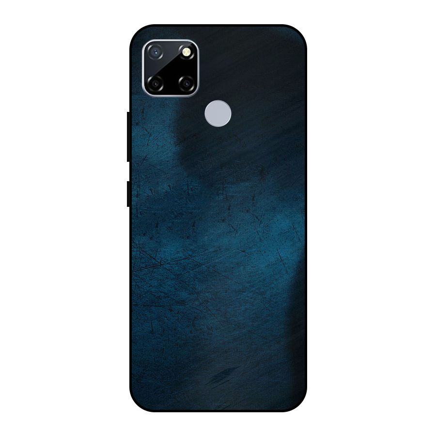 Royal Blue Metal Back Case for Realme Narzo 20