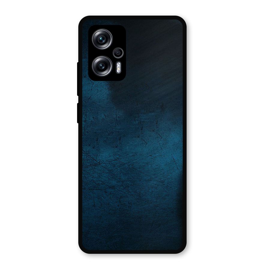 Royal Blue Metal Back Case for Redmi K50i