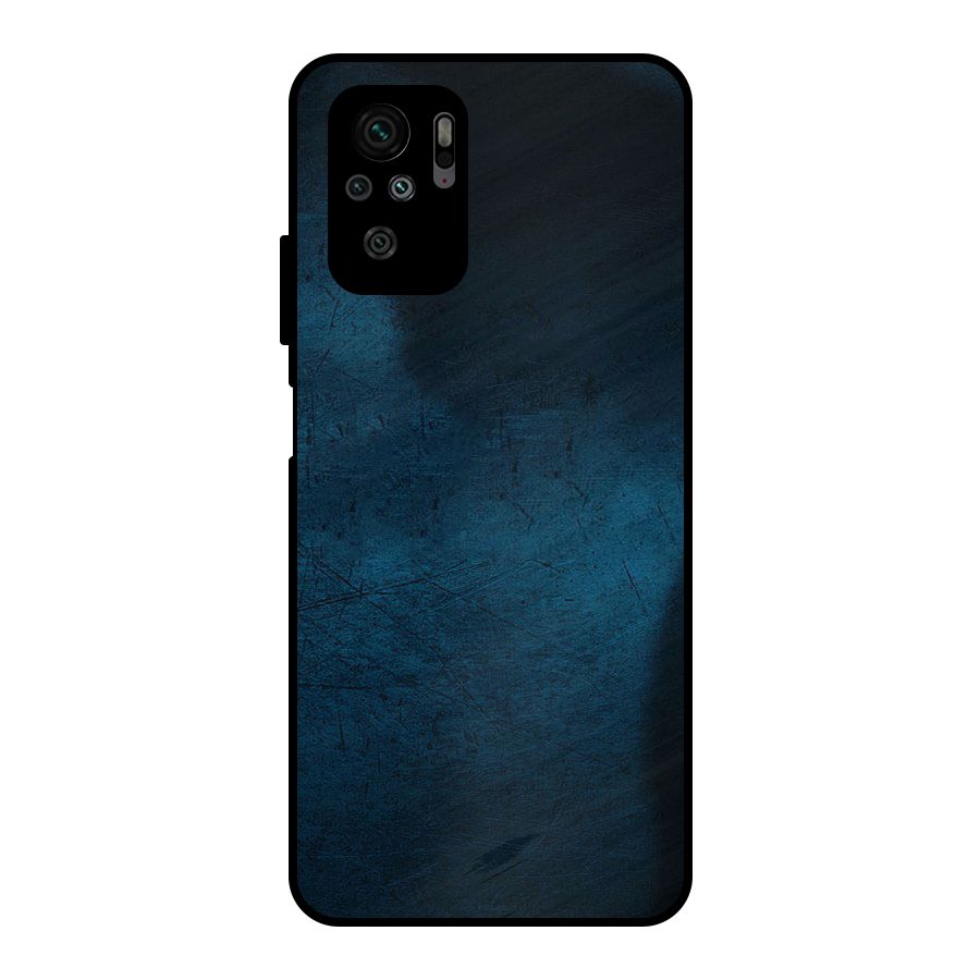 Royal Blue Metal Back Case for Redmi Note 10