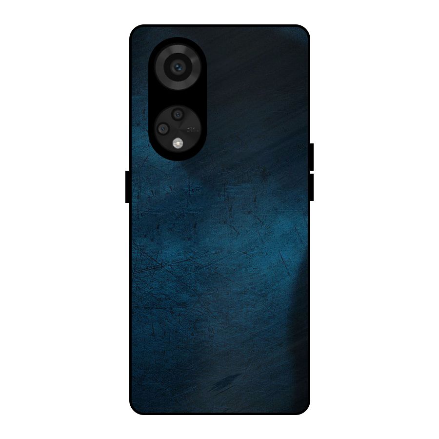 Royal Blue Metal Back Case for Reno8 T 5G