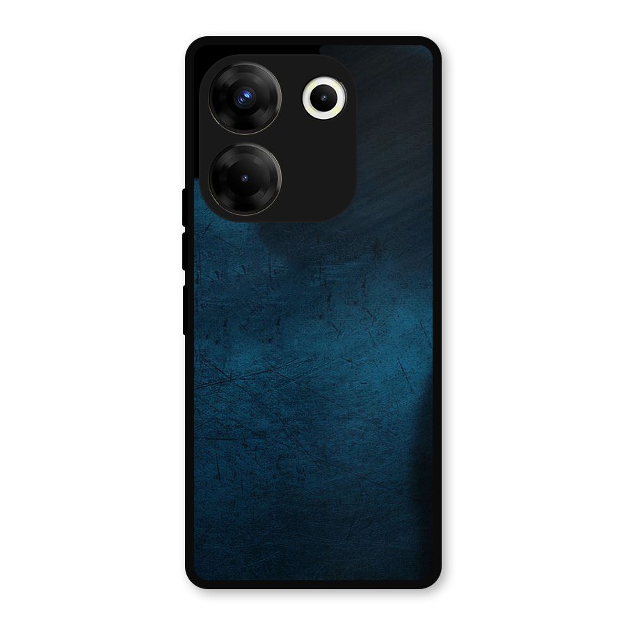 Royal Blue Metal Back Case for Tecno Camon 20 Pro