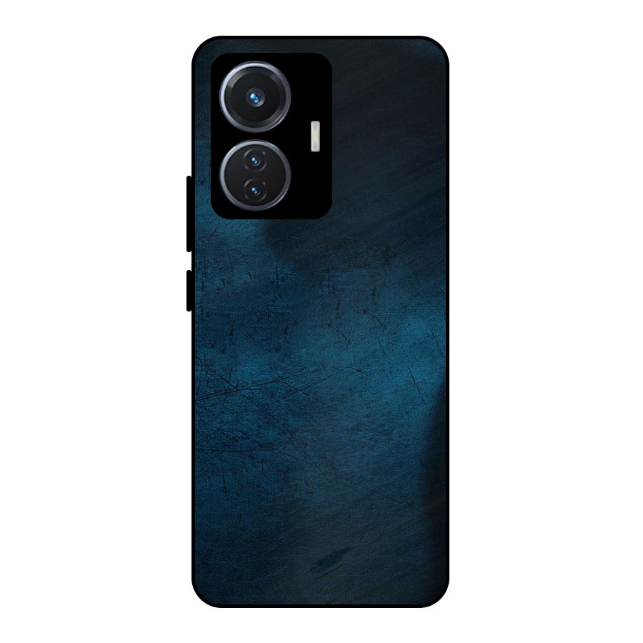 Royal Blue Metal Back Case for Vivo T1 44W