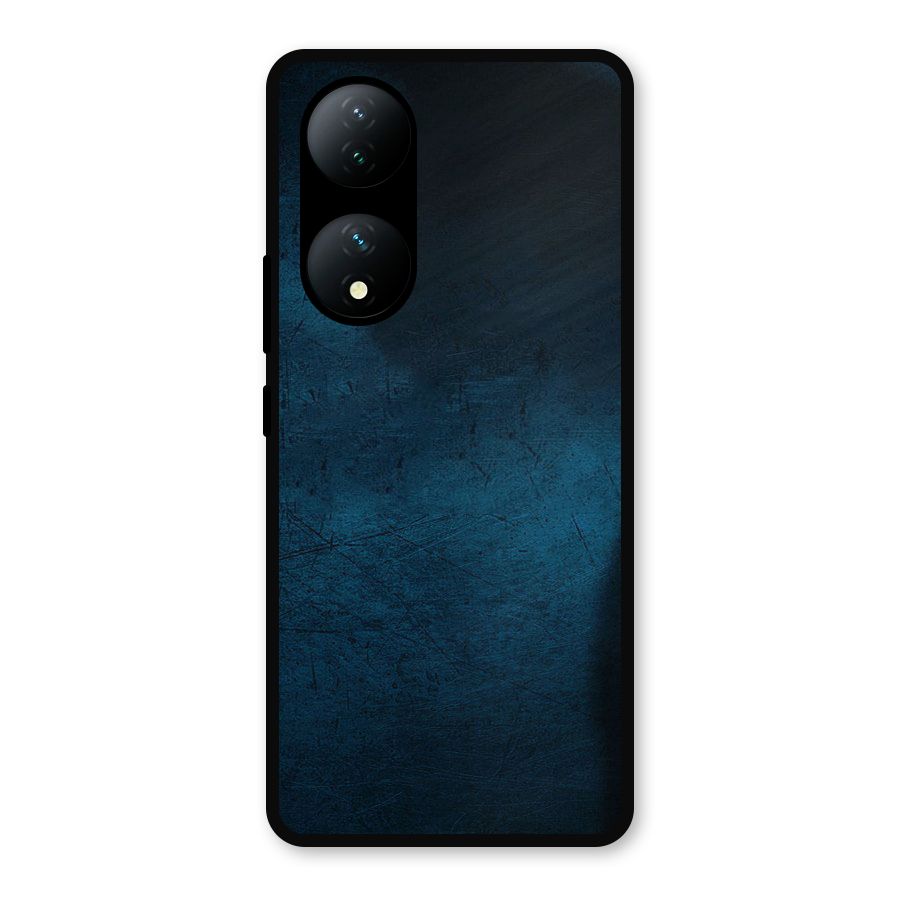 Royal Blue Metal Back Case for Vivo T2