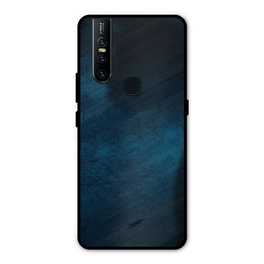 Royal Blue Metal Back Case for Vivo V15
