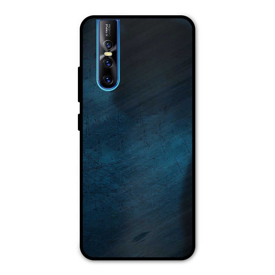Royal Blue Metal Back Case for Vivo V15 Pro