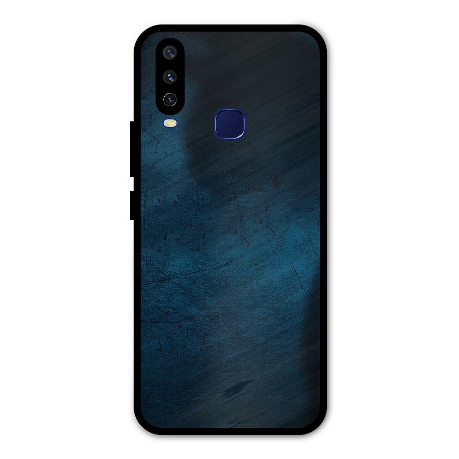 Royal Blue Metal Back Case for Vivo V17