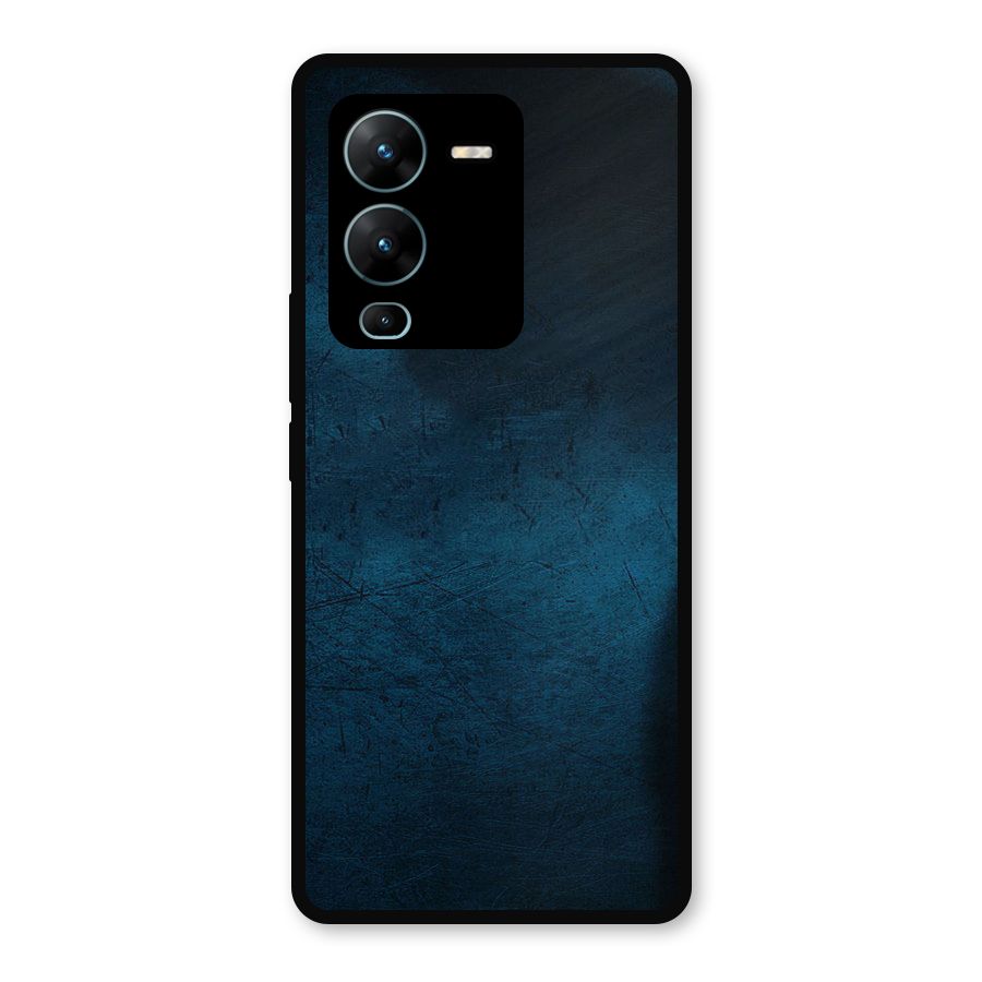 Royal Blue Metal Back Case for Vivo V25 Pro