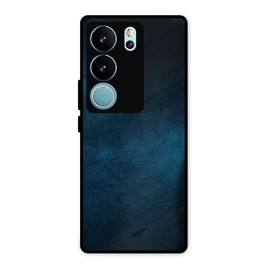 Royal Blue Metal Back Case for Vivo V29