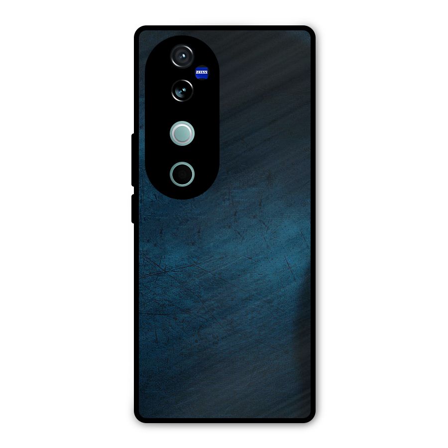 Royal Blue Metal Back Case for Vivo V40