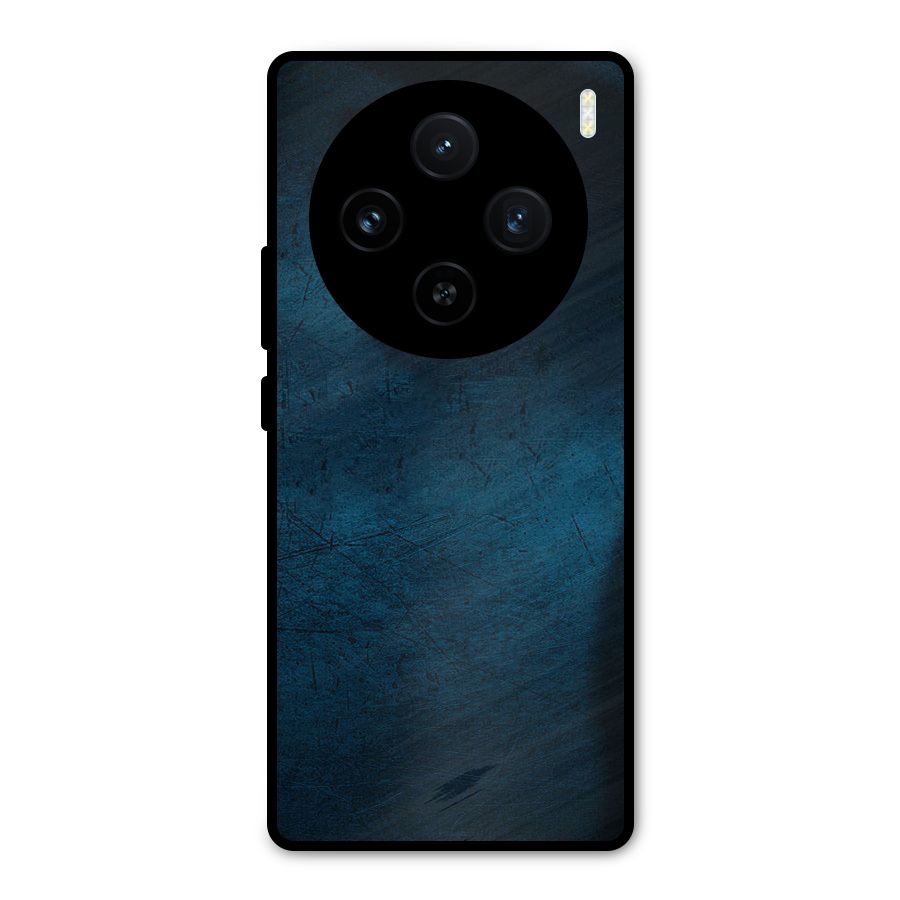 Royal Blue Metal Back Case for Vivo X100