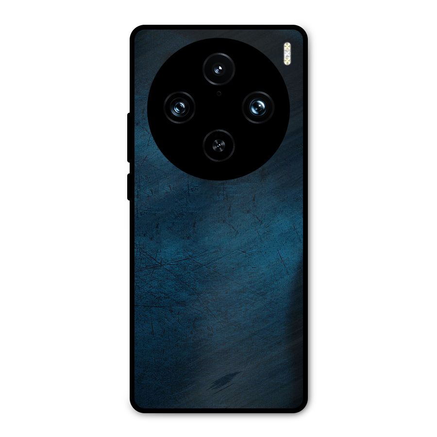 Royal Blue Metal Back Case for Vivo X100 Pro