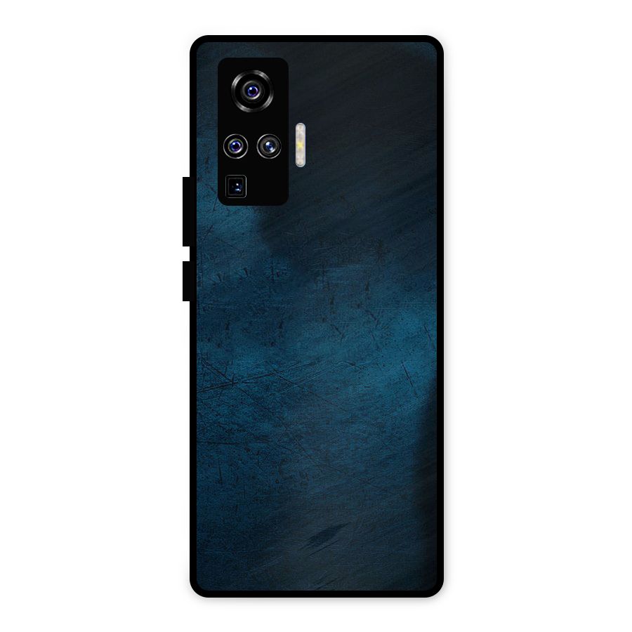 Royal Blue Metal Back Case for Vivo X50 Pro