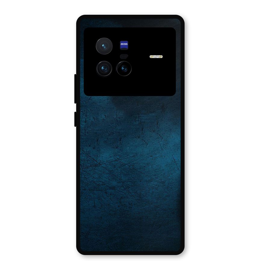 Royal Blue Metal Back Case for Vivo X80