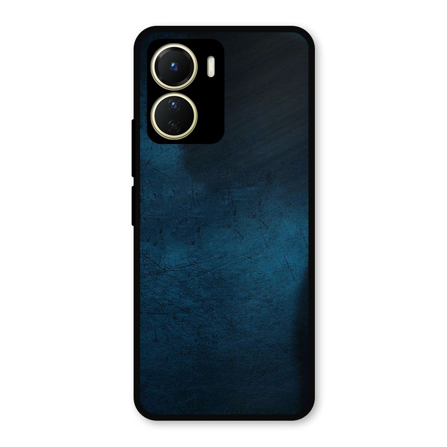Royal Blue Metal Back Case for Vivo Y56