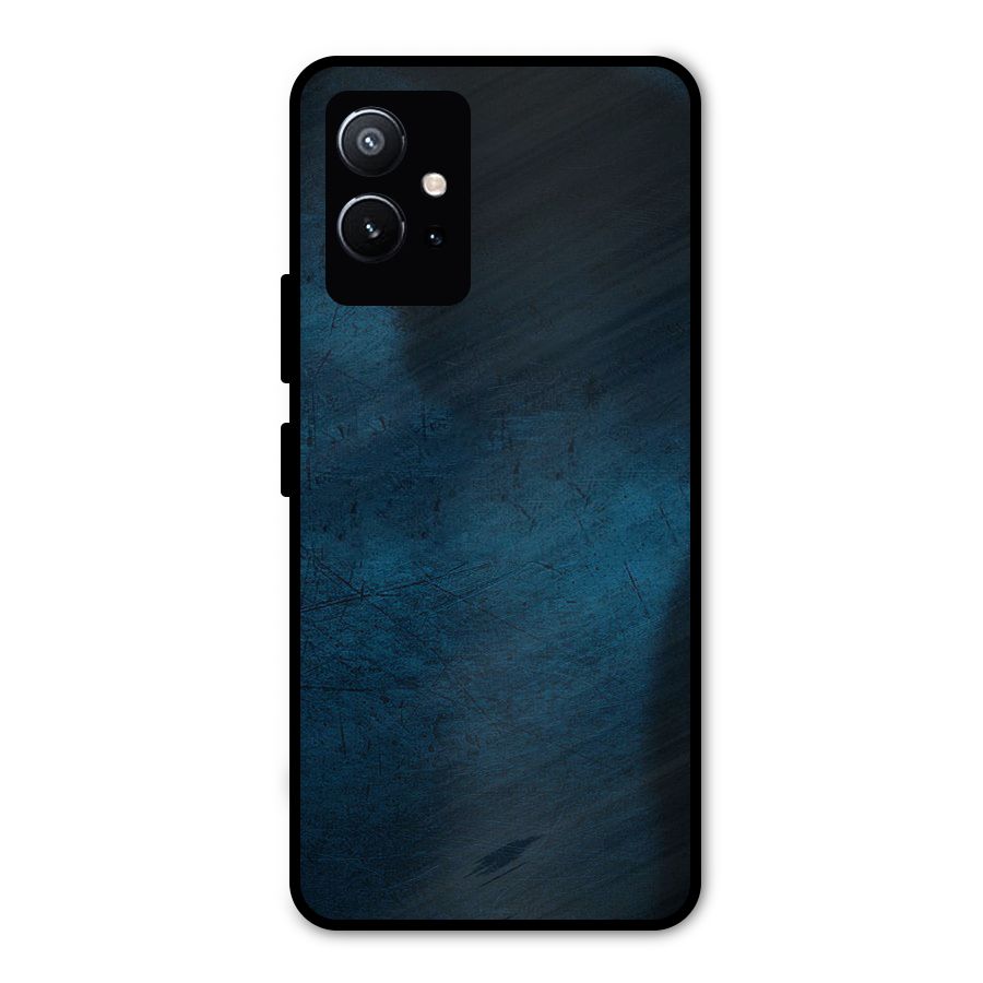 Royal Blue Metal Back Case for Vivo Y75 5G