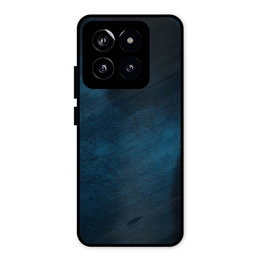 Royal Blue Metal Back Case for Xiaomi 14