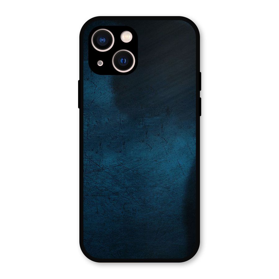 Royal Blue Metal Back Case for iPhone 13