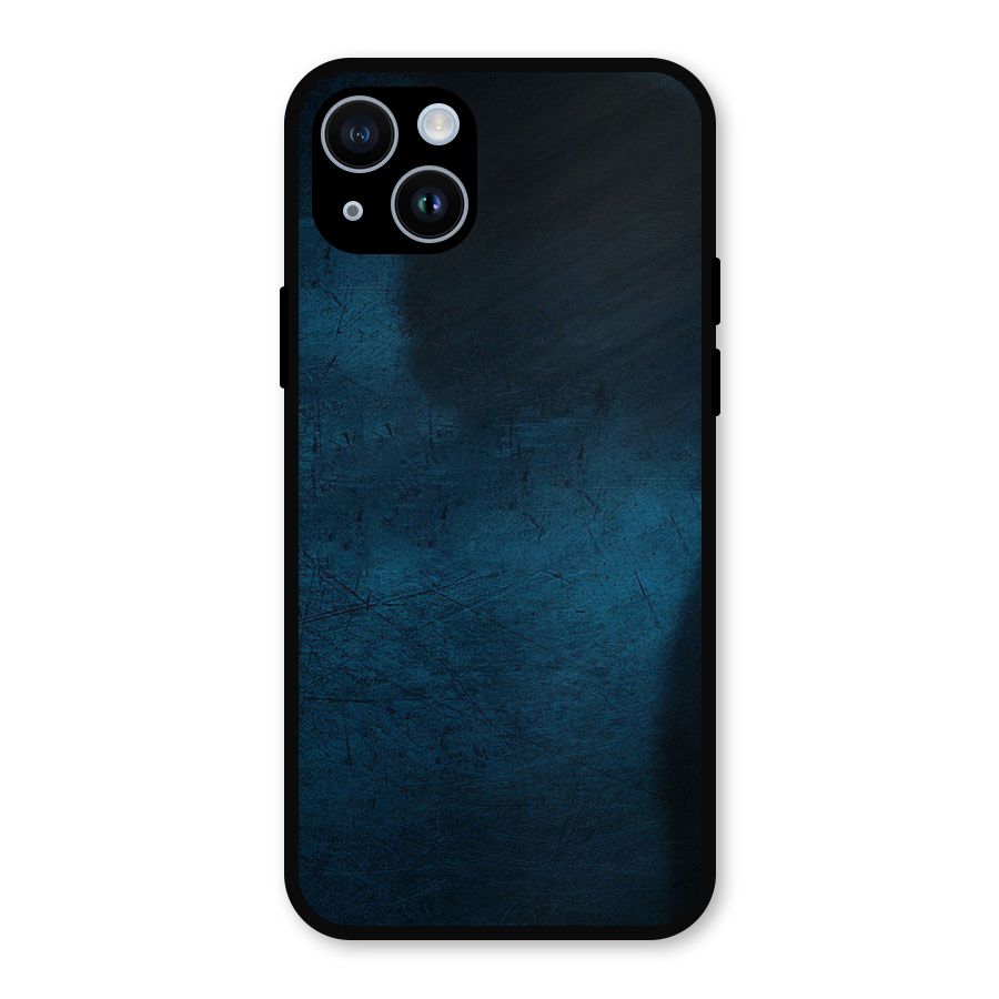 Royal Blue Metal Back Case for iPhone 14