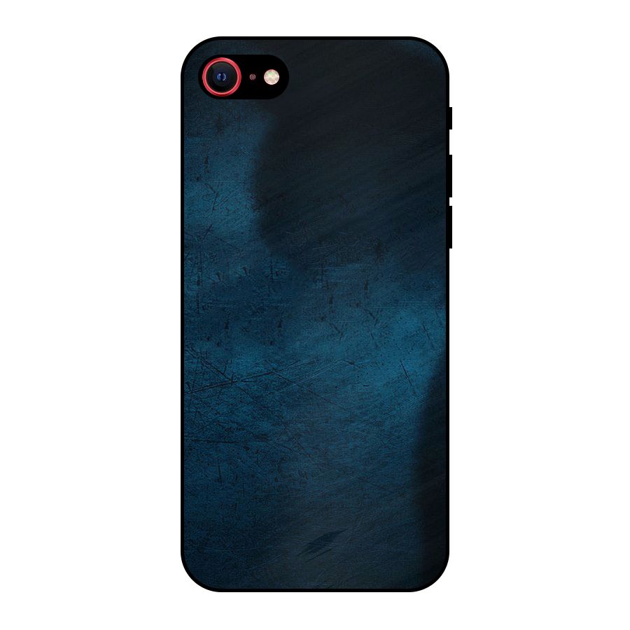 Royal Blue Metal Back Case for iPhone 7