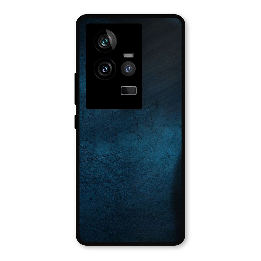 Royal Blue Metal Back Case for iQOO 11 5G