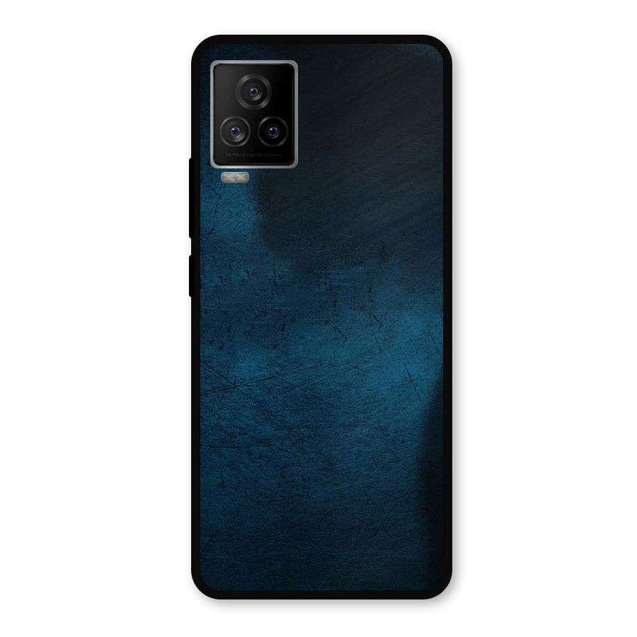 Royal Blue Metal Back Case for iQOO 7 Legend 5G