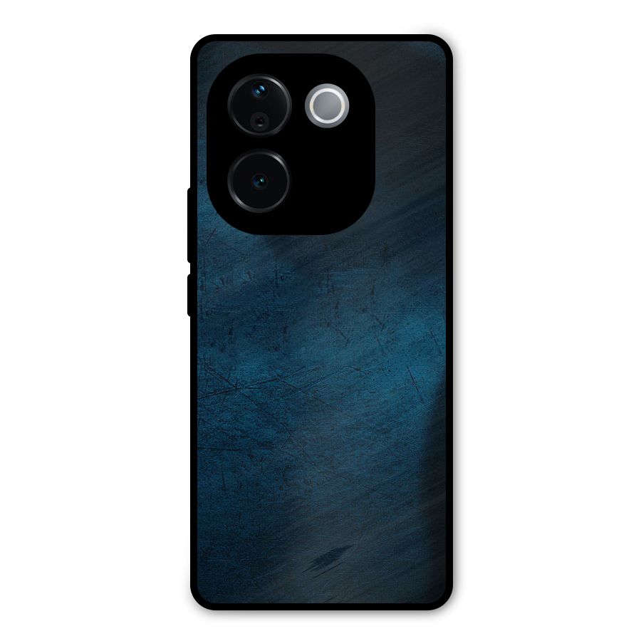 Royal Blue Metal Back Case for iQOO Z9s Pro