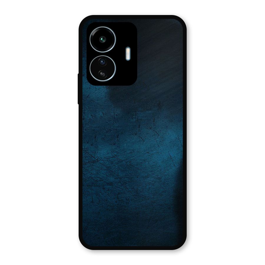 Royal Blue Metal Back Case for vivo iQOO Z6 Lite 5G