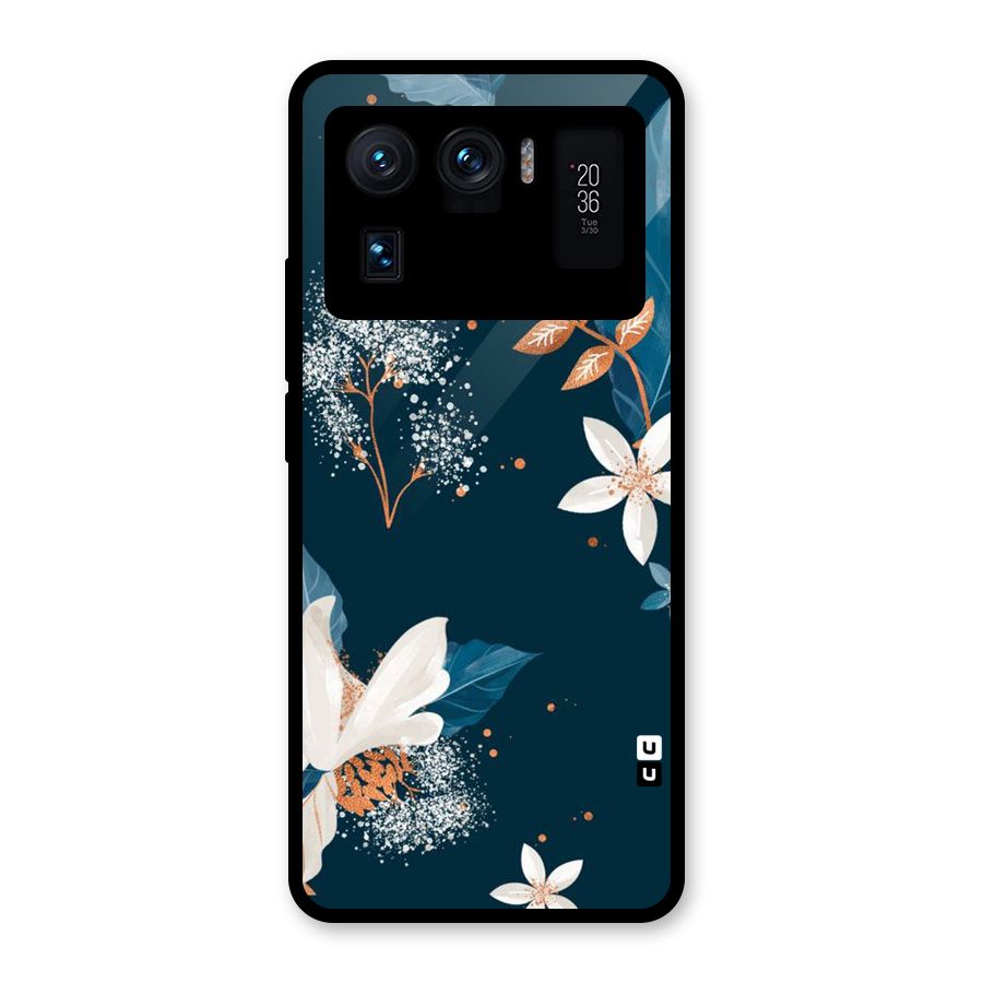 Royal Floral Glass Back Case for Mi 11 Ultra