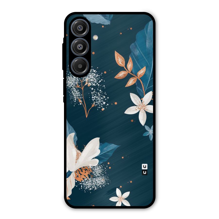 Royal Floral Metal Back Case for Galaxy A16 5G