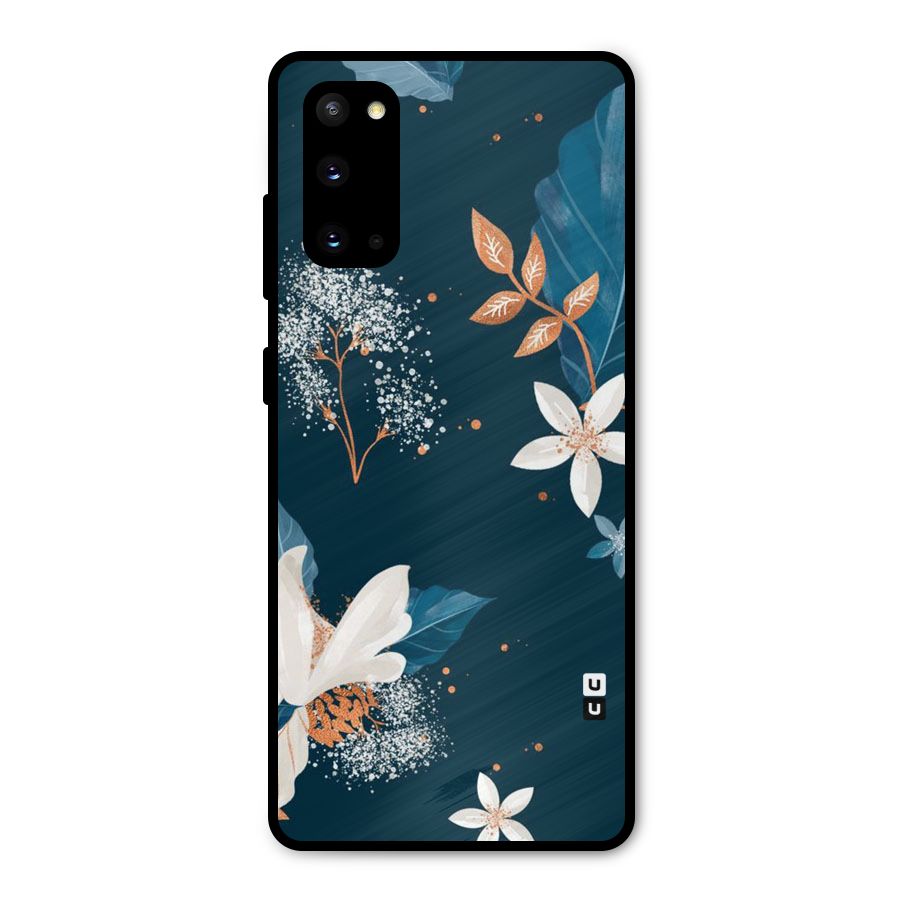 Royal Floral Metal Back Case for Galaxy S20
