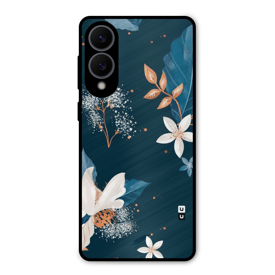 Royal Floral Metal Back Case for Galaxy S25 Edge