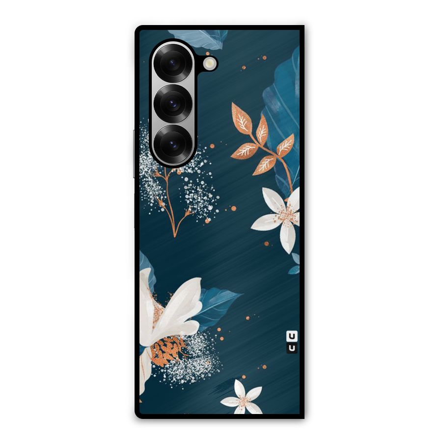 Royal Floral Metal Back Case for Galaxy Z Fold6