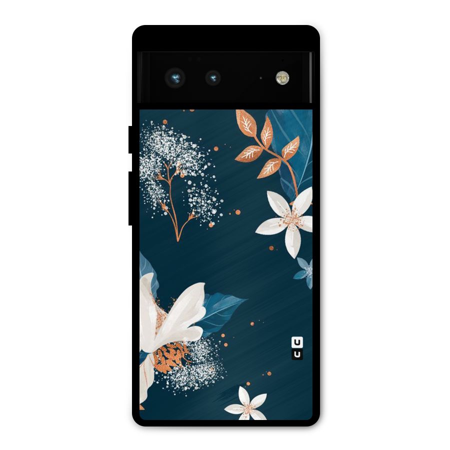 Royal Floral Metal Back Case for Google Pixel 6