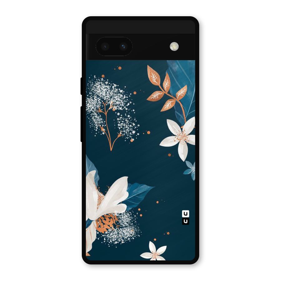 Royal Floral Metal Back Case for Google Pixel 6a