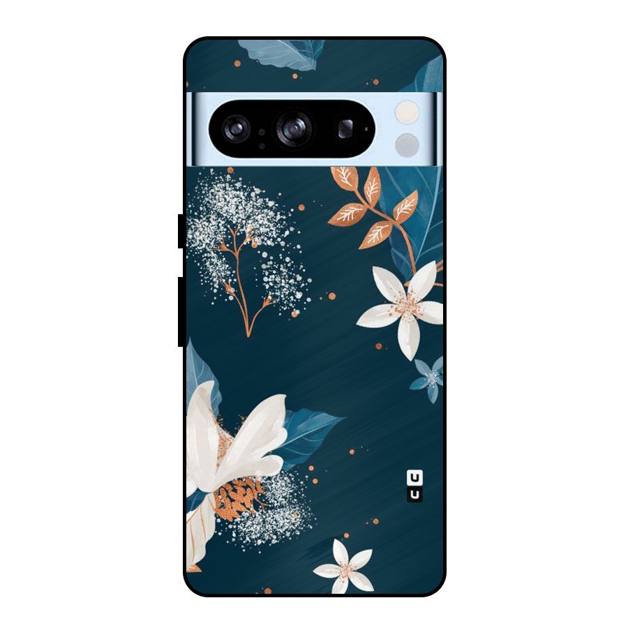 Royal Floral Metal Back Case for Google Pixel 8 Pro