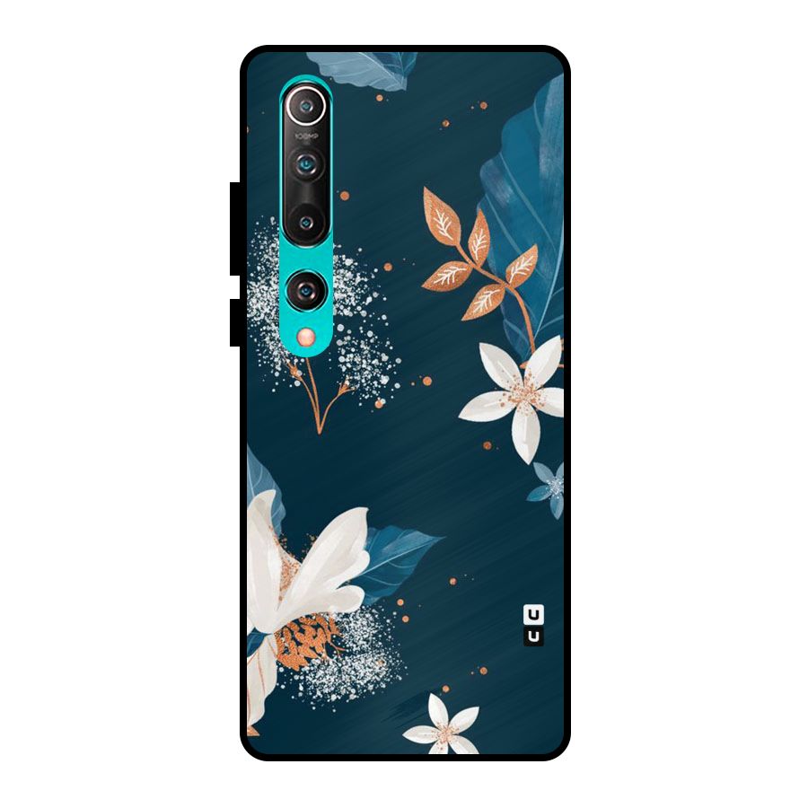 Royal Floral Metal Back Case for Mi 10