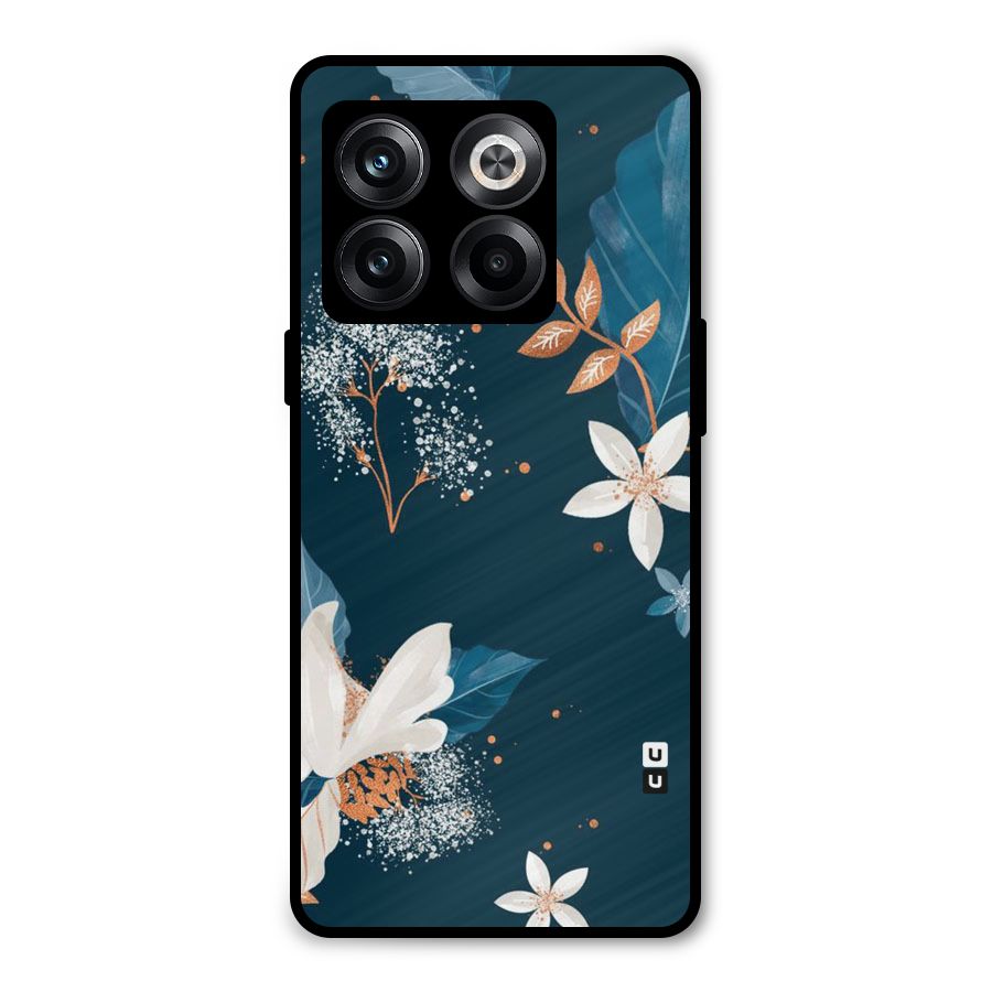 Royal Floral Metal Back Case for OnePlus 10T
