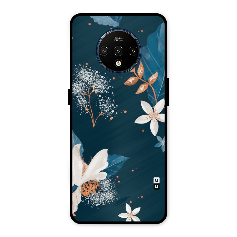 Royal Floral Metal Back Case for OnePlus 7T
